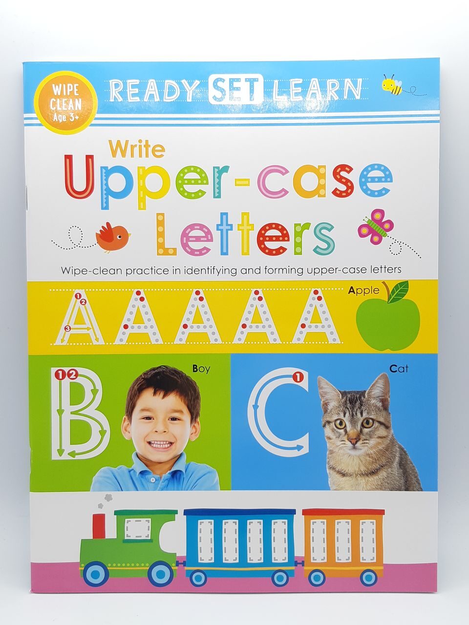 4P34 Ready Set Learn 10 Early Learning Wipe Clean Books Set Collection Colours Shapes Numbers Phonics Handwriting