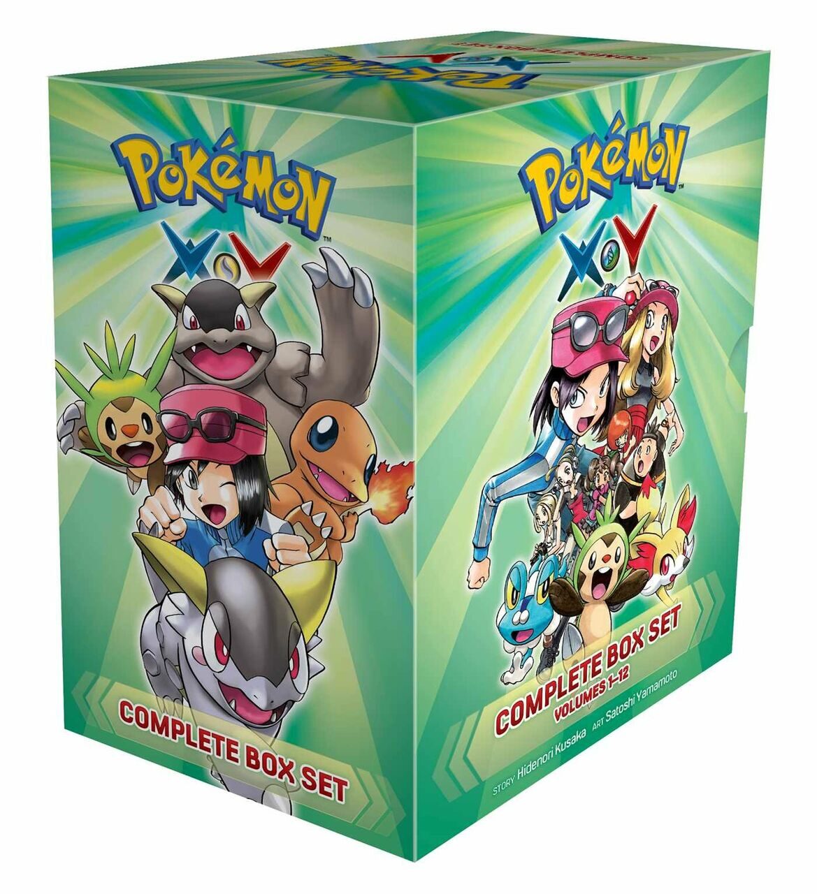 R568 Pokémon X•Y Complete Box Set: Includes vols. 1-12 (Pokémon Manga Box Sets), Hidenori Kusaka