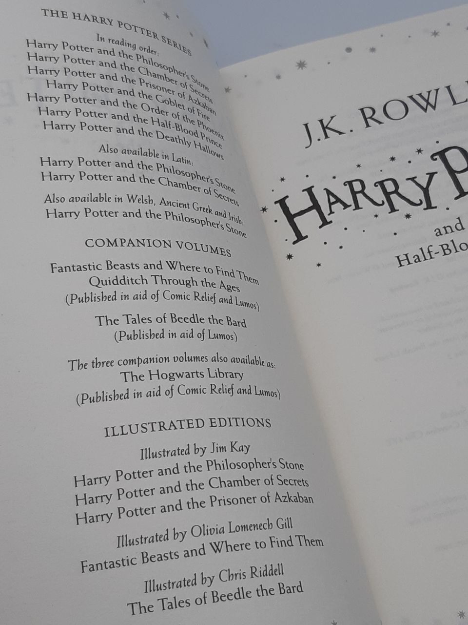 6P31 Harry Potter and the Half-Blood Prince, J.K. Rowling