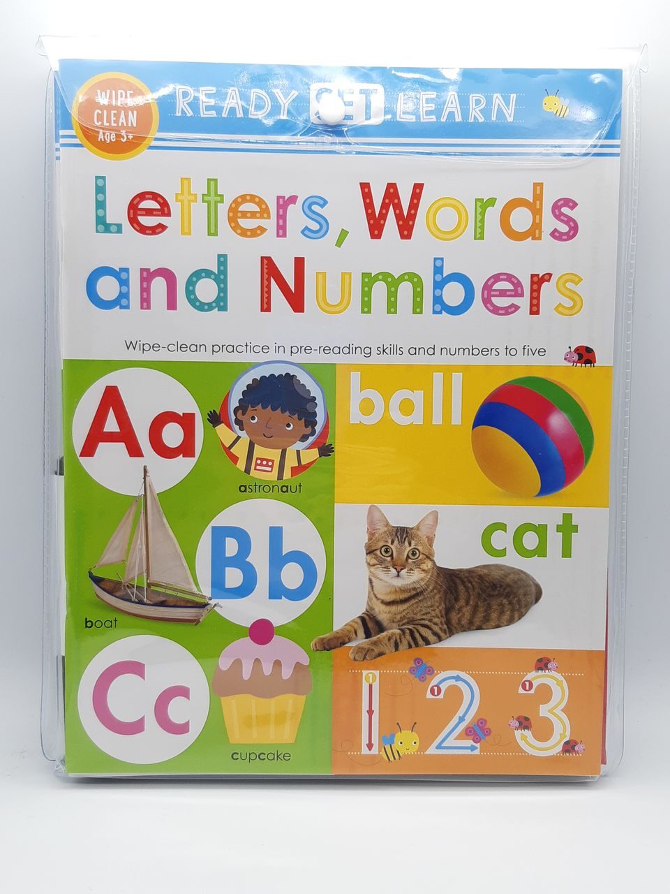 4P34 Ready Set Learn 10 Early Learning Wipe Clean Books Set Collection Colours Shapes Numbers Phonics Handwriting