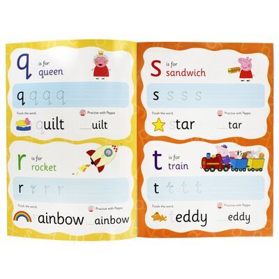 D177   Peppa Pig: First Letters Wipe-Clean Book