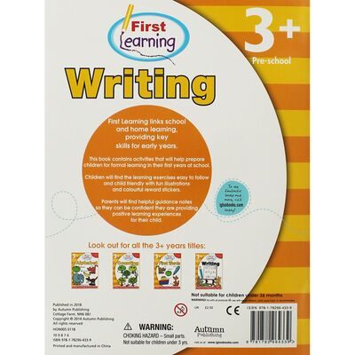 D196 First Learning Workbooks: Writing