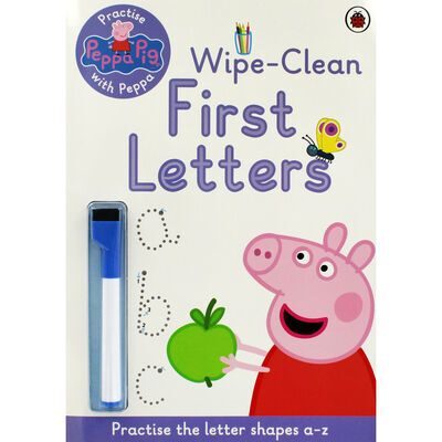 D177   Peppa Pig: First Letters Wipe-Clean Book