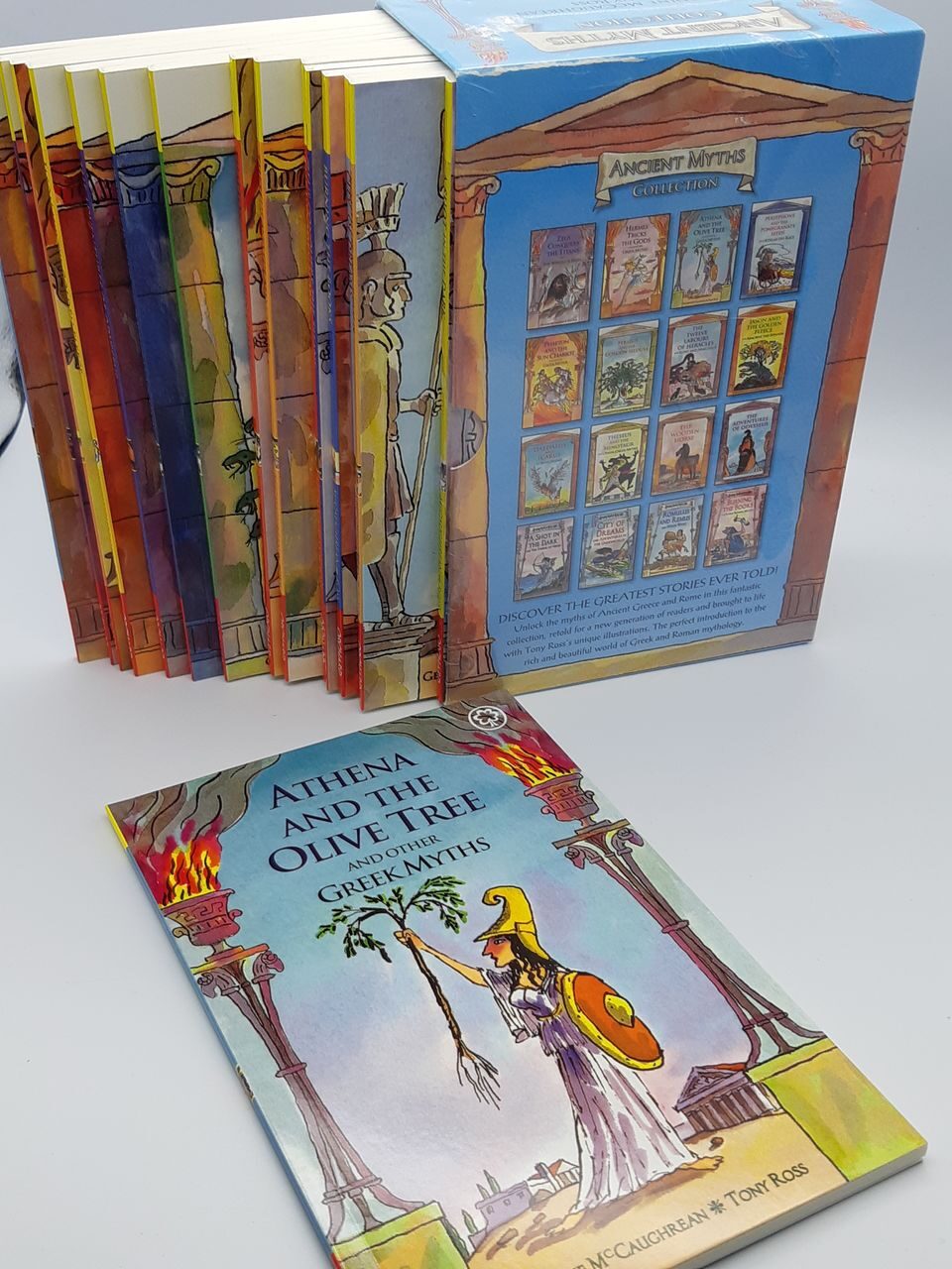 4P54 Ancient Myths 16 Books Collection Set, McCaurhrean