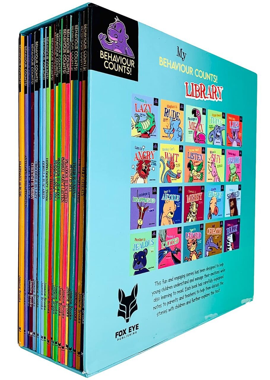 BK7 My Behaviour Counts! Library 20 Books Collection Box Set, Jasmine ...