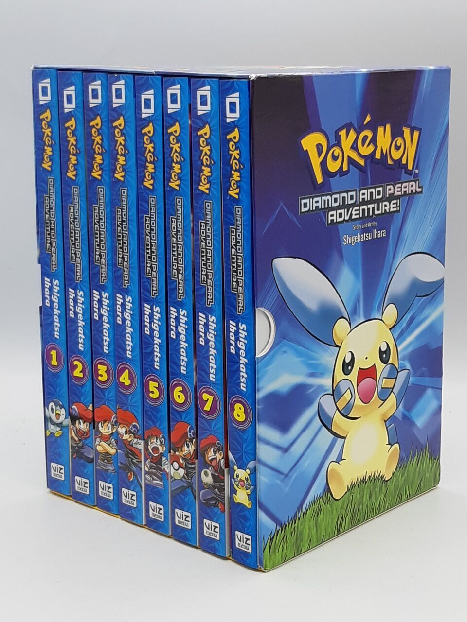 R566 Pokemon Adventure Diamond and Pearl 8 Books Childrens Collection Box Set Pack, Hidenori Kusaka